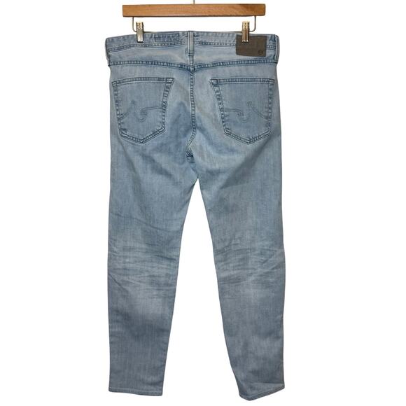 AG Adriano Goldschmied Men's The Matchbox Slim Straight Denim Jeans Blue Size 33 - Picture 2 of 8